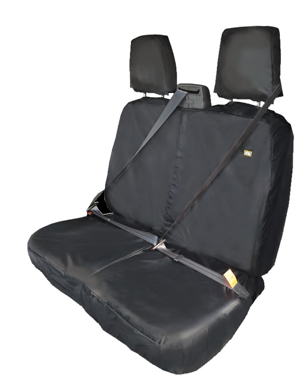 Ford Transit 2014 Onwards Passenger Van Double Seat Cover Black TP14BLK-721