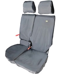 Ford Transit Connect 2019 On Front Folding Double Passenger Seat Cover Black CPS19BLK-705