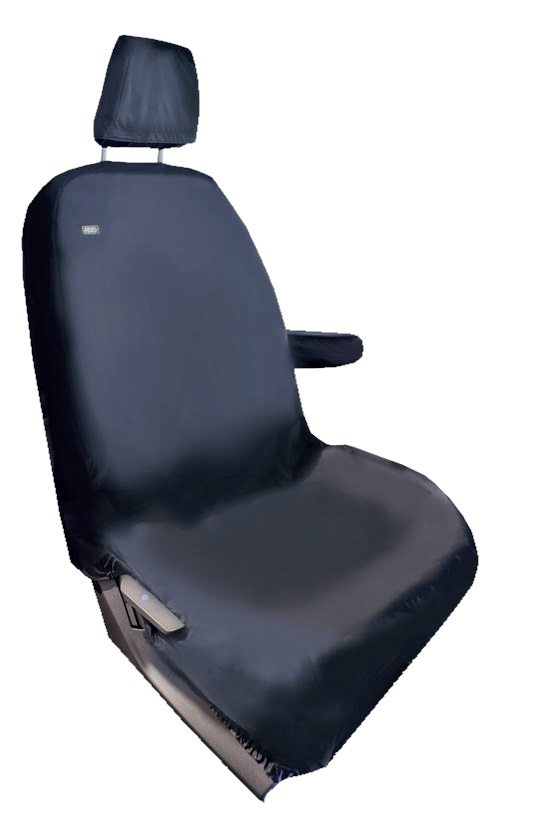 Ford Fiesta 2019 Onwards Front Drivers Seat Cover Black CCDBLK-805