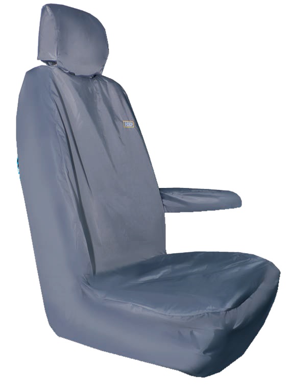 Renault Master 2011 Onwards Front Drivers Seat Cover Black RMDBLK-421