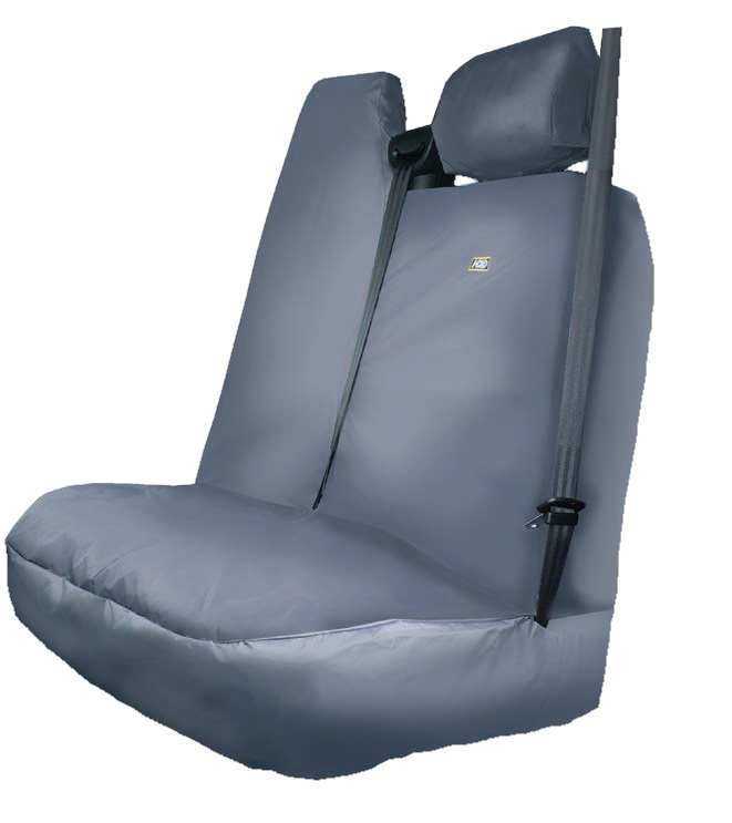 Renault Master 2011 Up To 2016 Passenger Van Double Seat Cover Black RMPBLK-431